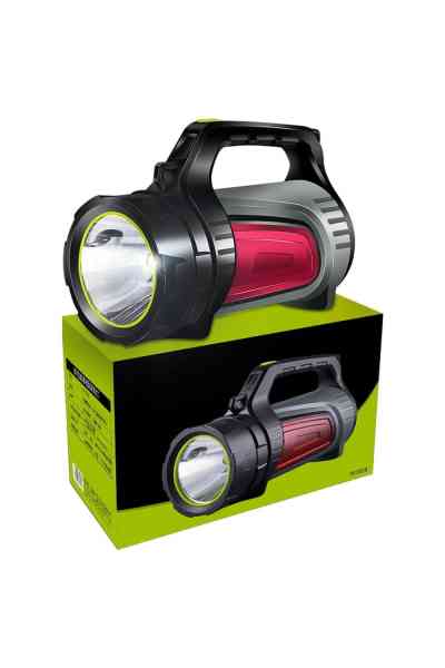 Powermaster Şarjlı Ledli Uzun Menzilli Kamp Tipi Işıldak Fener JS-881A - Görsel 3