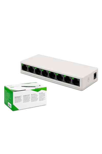 Powermaster 8 Port 10/100 Mbps Yönetilemez Switch PM-14054 - Görsel 2