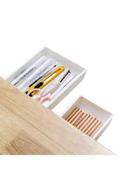 Kendinden Yapışkanlı Portatif Plastik Masa Altı Orta Boy Çekmece - Görsel 3