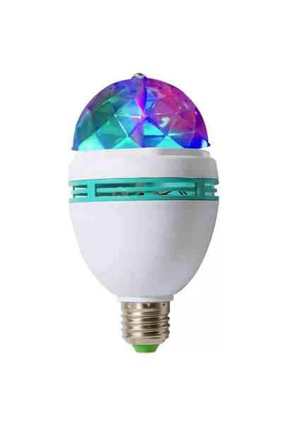 Powermaster Animasyonlu Renkli E27 Dönen Lamba PM-14620 - Görsel 2