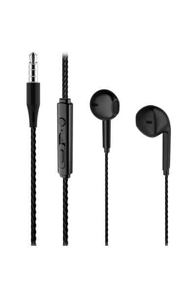 Lenovo Lecoo EH104B 3.5 Mm Jacklı Kablolu Kulak İçi Mikrofonlu Kulaklık Siyah - Görsel 2