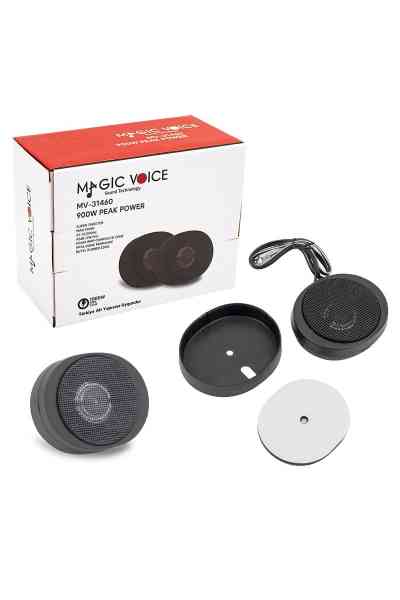 Magicvoice MV-31460 900W Dome 2'li Oto Tweeter - Görsel 3
