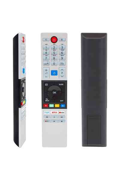 Toshiba CT-8543 Netflix - Prime Video - Youtube Tv Tuşlu Lcd - Led Tv Kumanda