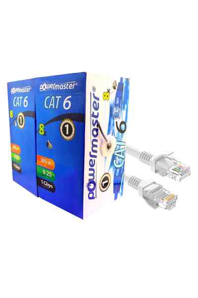 Powermaster Cat6 305 Metre Ethernet Network Kablosu