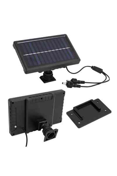 Powermaster XF-707-2 Kumandalı Solar Panelli 2 Power Ledli Çiftli Projektör Lambası XF-707-2 - Görsel 2