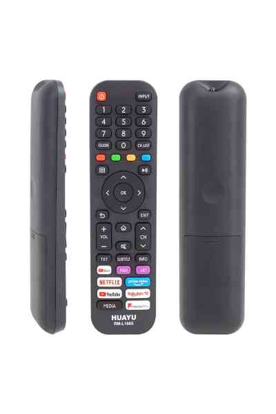 Huayu RM-L1665 Hisense Netflix-Prime Video-Youtube Tuşlu Lcd-Led Tv Kumandası