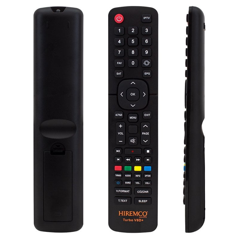 14805 Hiremco Turbo V8D+ Uydu Alıcı Kumandası - Görsel 1