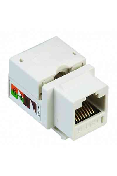 RJ45 Şase Utp Cat6 8P8C 90° Keystone Jack