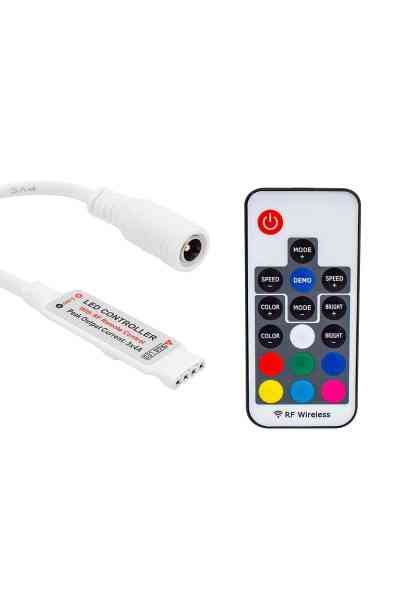 Powermaster 12 Volt RF Küçük Modüllü Uzak Mesafe Algılamalı Led Kontrol Cihazı - Görsel 2