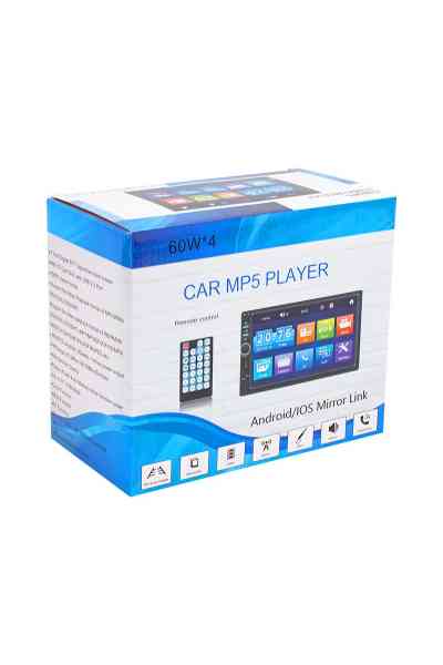 Magicvoice MV-5418 USB/SD/FM/AUX/Bluetooth 7'' Dokunmatik Mekaniksiz Oto Teyp - Görsel 3