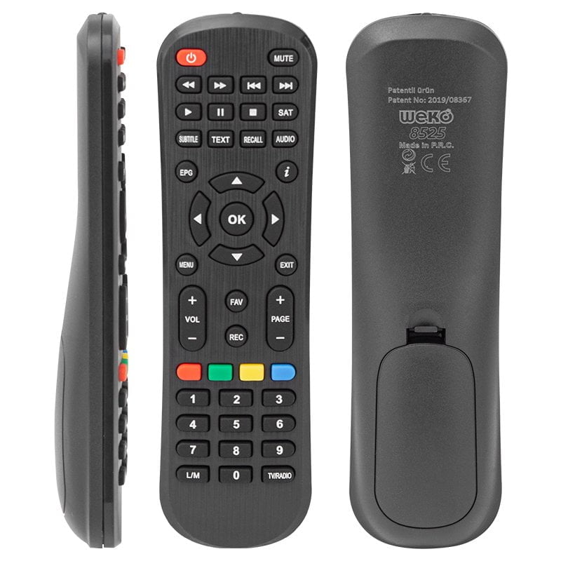 Magbox Dragon-Luna-Sunny-Akiwa-Rowell-Digiline X100-Hometech HT-1010 Uyumlu Uydu Alıcı Kumandası