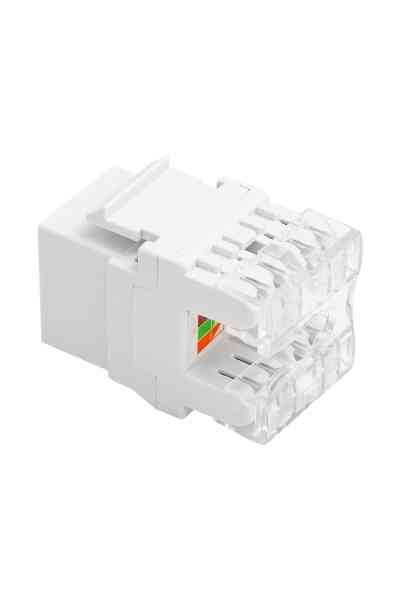Rj45 Cat6 Şase 180 Derece Keystone Jack - Görsel 3