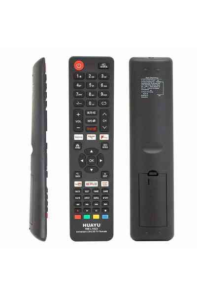 Huayu RM-L1622 Netflix-YouTube-Prime Video-Google Play Tuşlu Universal Lcd Led Tv Kumandası
