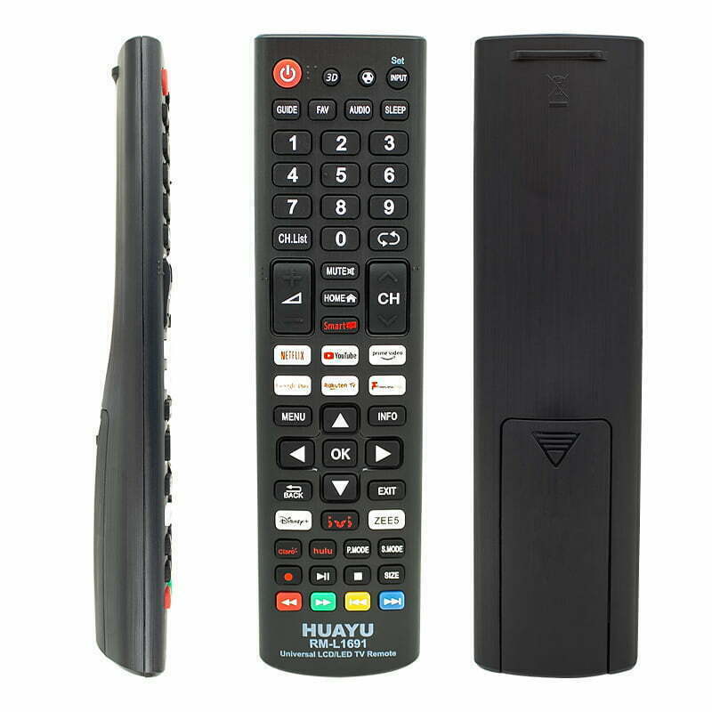 Huayu RM-L1691 Netflix-YouTube-Prime Video-Google Play Tuşlu Universal Lcd Led Tv Kumandası