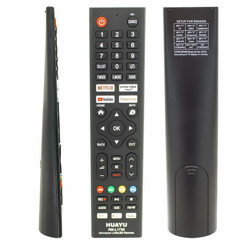 Huayu RM-L1730 Netflix-YouTube-Prime Video-Google Play Tuşlu Universal Lcd Led Tv Kumandası