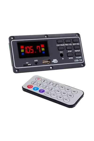 Magicvoice MV-15949 USB-SD-AUX-Bluetooth Mikrofonlu Kumandalı Ekranlı Oto Teyp Çevirici Dijital Player Board