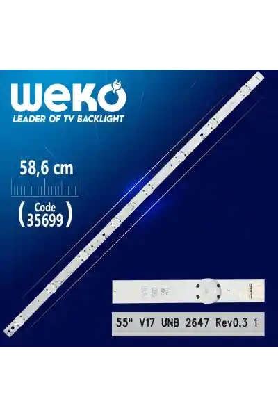 55'' V17 UNB 2647 REV0.3 1 - L1 TYPE - 58.6 Cm 8 Ledli - WK-1175 Led Tv Bar