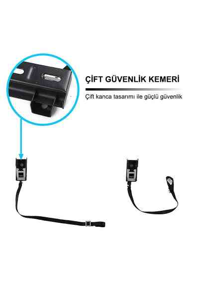 MasterX MX-WH02 32-80'' Güvenlik Kemerli Lcd Led Tv Duvar Askı Aparatı - Görsel 3