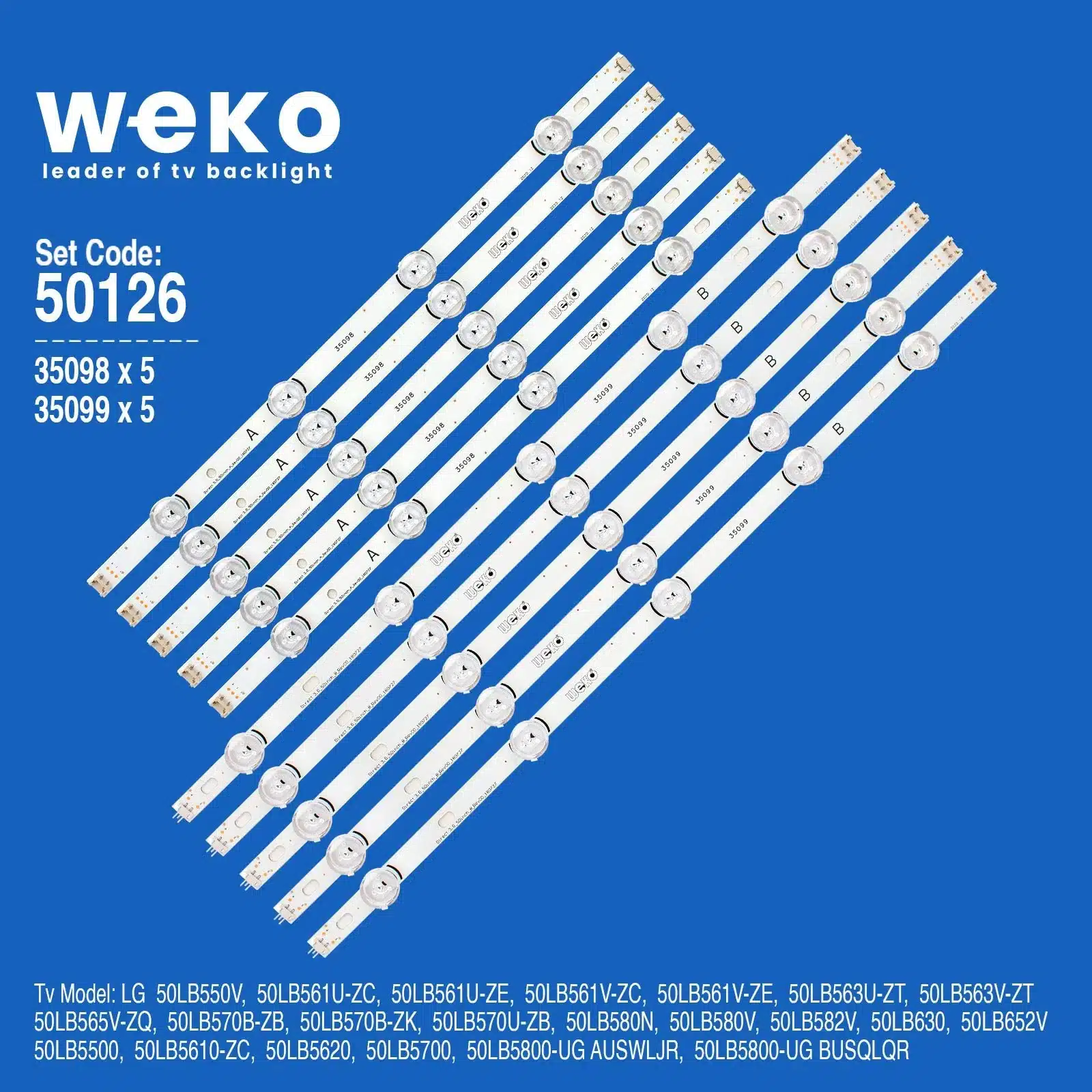 Lg 50LB6300-Uq 50'' inç 10 Adet Tv Led Bar