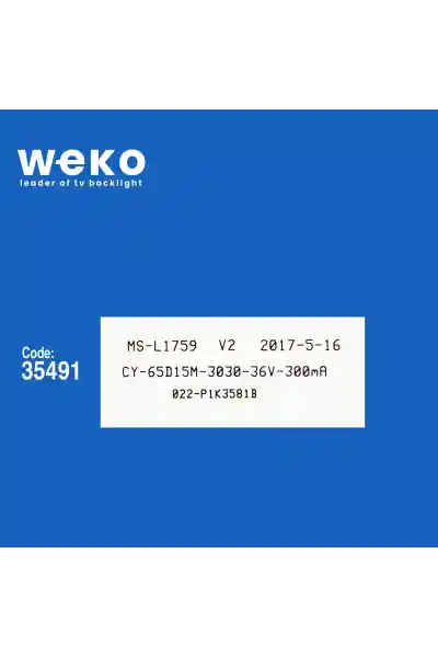 Axen AX65LEDA88-G/0227 65'' inç 12 Adet Tv Led Bar - Görsel 2