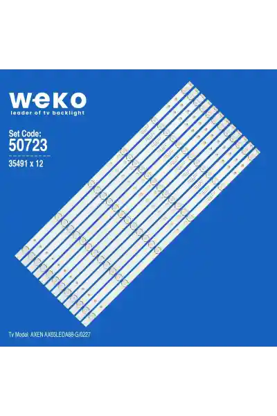 Axen AX65LEDA88-G/0227 65'' inç 12 Adet Tv Led Bar
