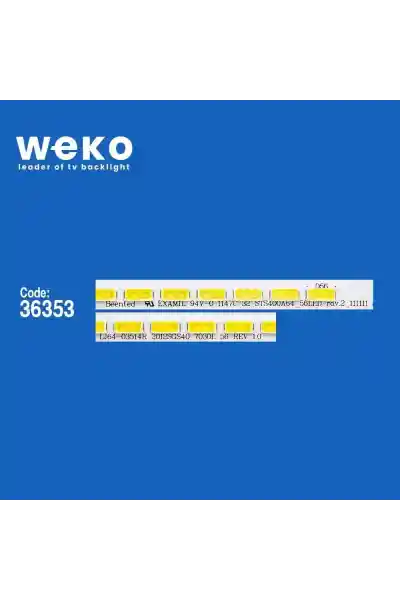 Toshiba 40TL933 40TL968 - STS400A64 _ 56LED _ REV.2 _ 11111 -1 Adet Tv Led Bar - Görsel 2