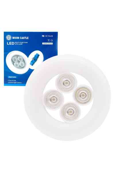 Powermaster Beyaz E27 Duy 48 Watt 4'lü Ufo Led Lamba KK-902 - Görsel 3