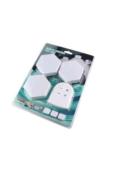 Powermaster MX-359 Üçlü Altıgen Kumandalı Pilli Dokunmatik Tezgah Altı LED Aydınlatma - Görsel 3