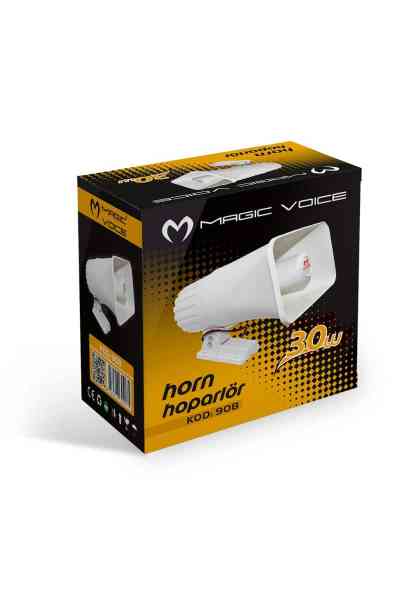 Magicvoice MV-908 300 Watt 8 Ohm Plastik Horn Hoparlör - Görsel 2