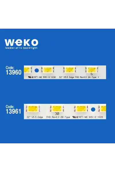 Philips 32PFL7605H/12 32'' inç 2 Adet Tv Led Bar - Görsel 2