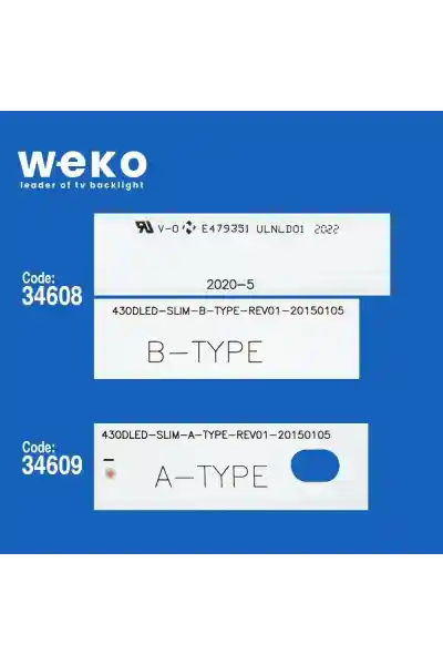 Vestel 43FA9000 43'' inç 5 Adet Tv Led Bar - Görsel 2