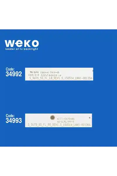 Samsung UE55JU6570U 55'' inç 12 Adet Tv Led Bar - Görsel 2