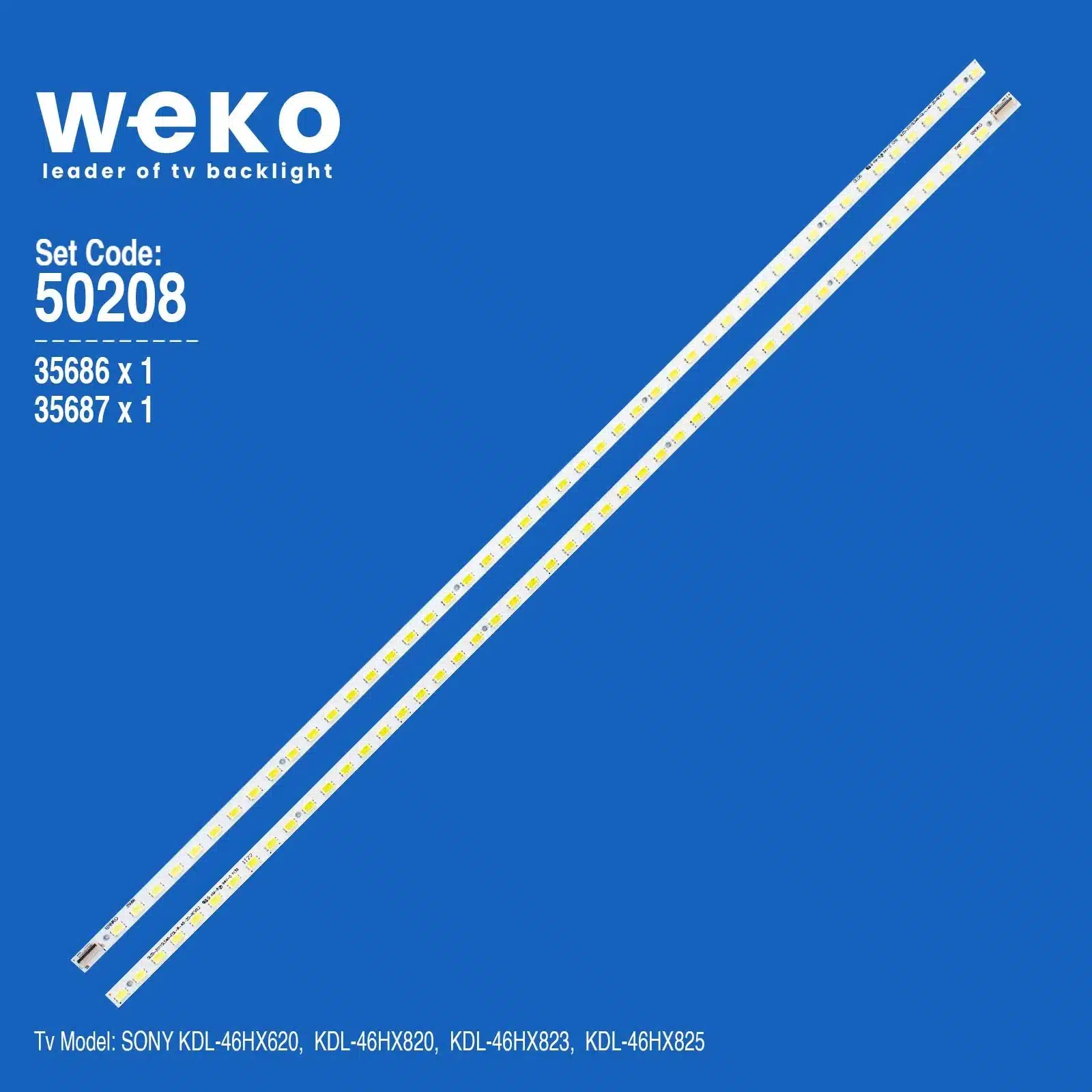 Sony Kdl-46HX825 46'' inç 2 Adet Tv Led Bar