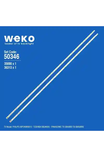 Panasonic Tx-58AS800E 58'' inç 2 Adet Tv Led Bar