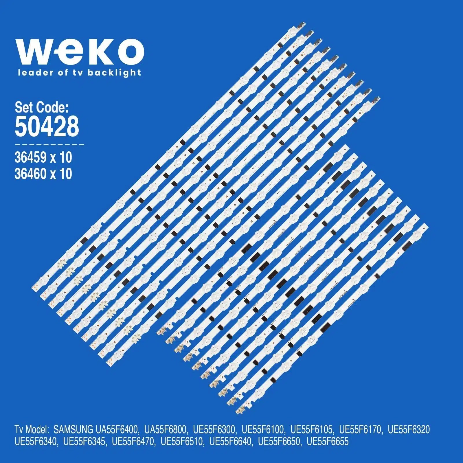 Samsung UA55F6400 55'' inç 20 Adet Tv Led Bar