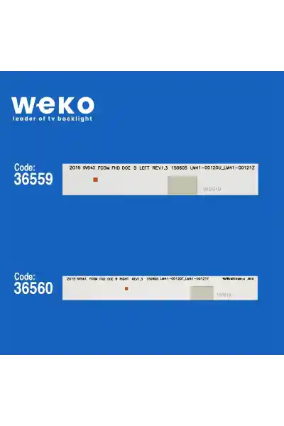 Samsung UN43J5200 43'' inç 8 Adet Tv Led Bar - Görsel 2