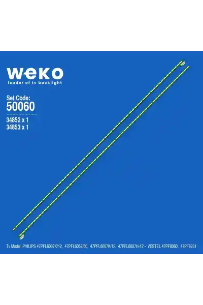 Philips 47PFL6097K/12 47'' inç 2 Adet Tv Led Bar