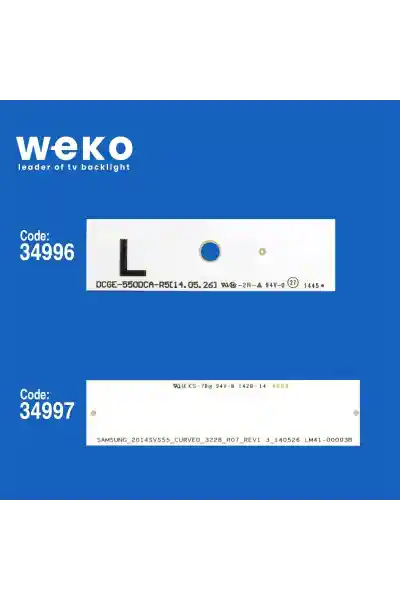 Samsung UE55HU7200 55'' inç 16 Adet Tv Led Bar - Görsel 2