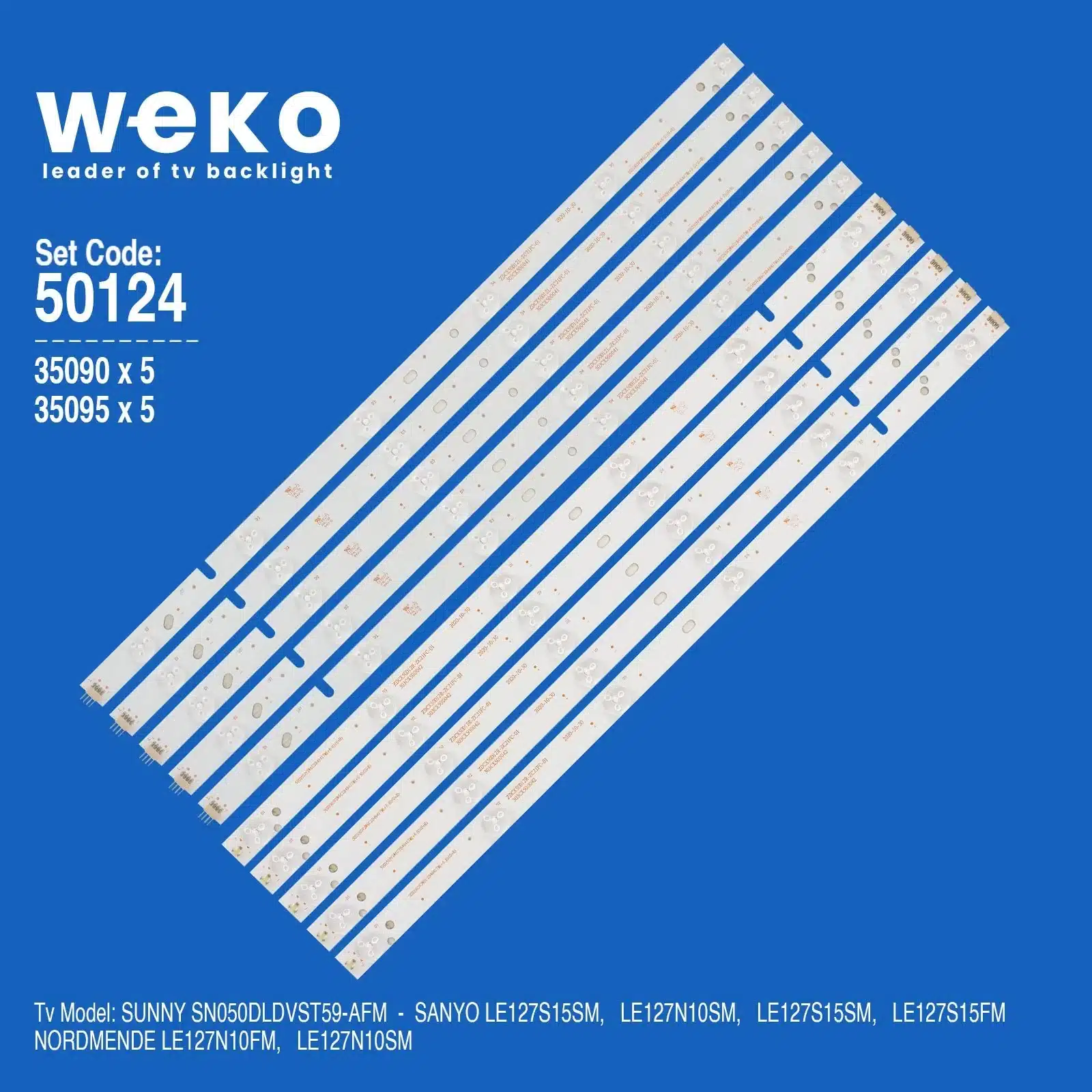 Sanyo LE127S15SM 50'' inç 10 Adet Tv Led Bar