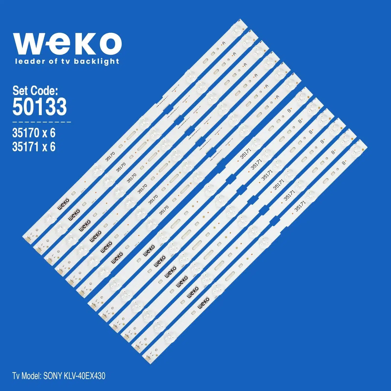 Sony Klv-40EX430 40'' inç 12 Adet Tv Led Bar