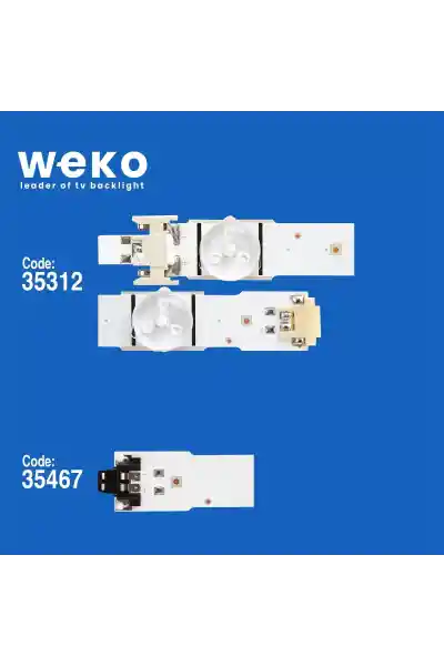 Samsung UE40J6370 40'' inç 8 Adet Tv Led Bar - Görsel 3