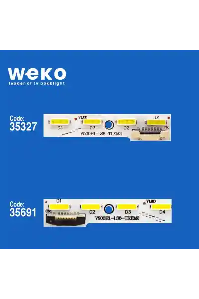 Sharp LC-50LE650U 50'' inç 2 Adet Tv Led Bar - Görsel 3