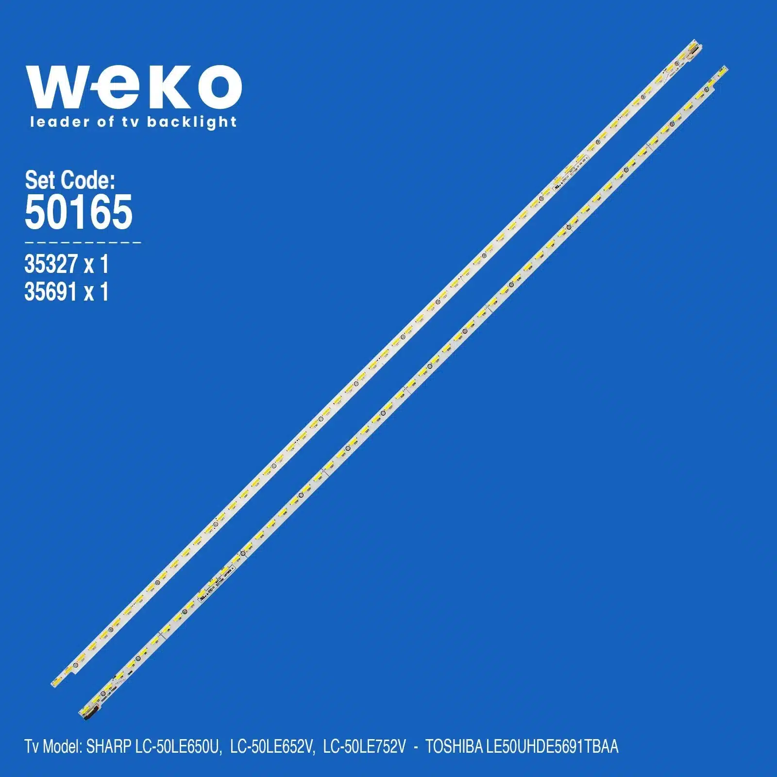 Sharp LC-50LE650U 50'' inç 2 Adet Tv Led Bar