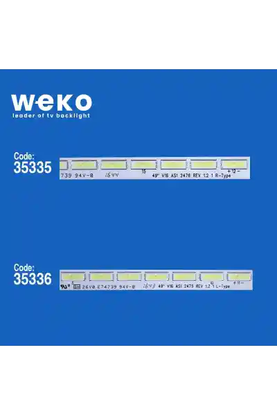 Lg 49UH850V 49'' inç 2 Adet Tv Led Bar - Görsel 2