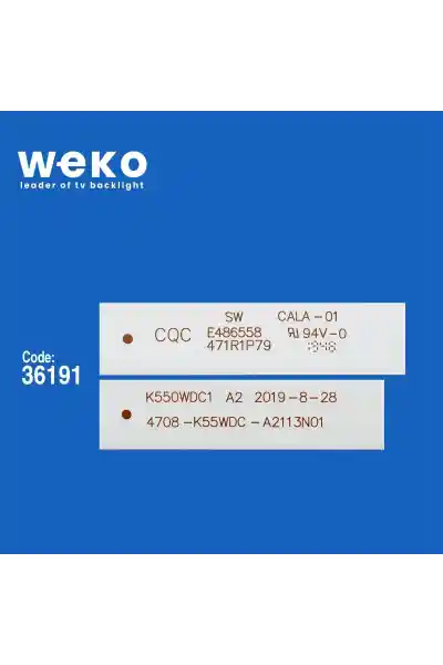 Daewoo DLE-55H1800 55'' inç 8 Adet Tv Led Bar - Görsel 2