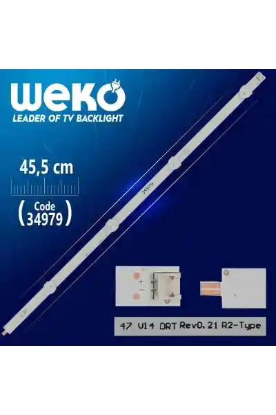 LG 47'' V14 DRT REV0.2 1 R2-TYPE - WK-85 - 45.5 CM 4 LEDLİ Tv Led Bar