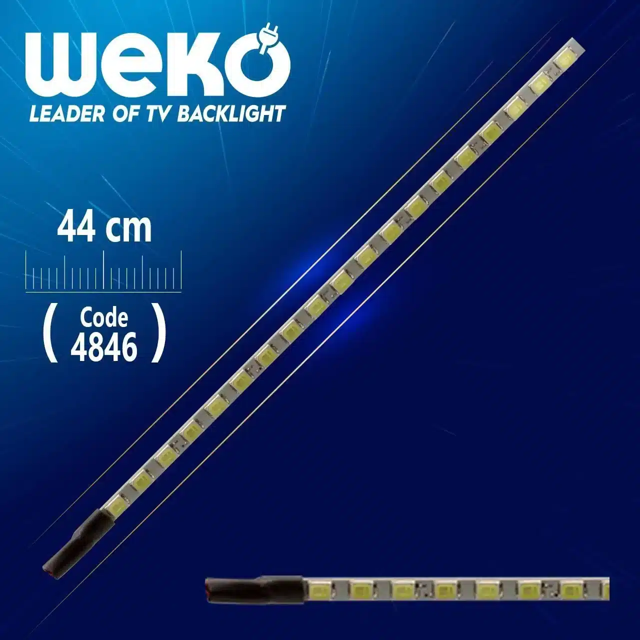20'' UNİVERSAL MONİTÖR E-LED 75 LEDLİ (2835) 440MM 12V ÇİFT LED+SÜRÜCÜ+KABLO TAKIM