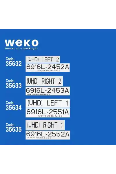 Lg 49UH6090-Uj Buswlor 49'' inç 8 Adet Tv Led Bar - Görsel 2