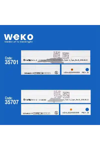 Philips 55PFL5601/F7 55'' inç 8 Adet Tv Led Bar - Görsel 2