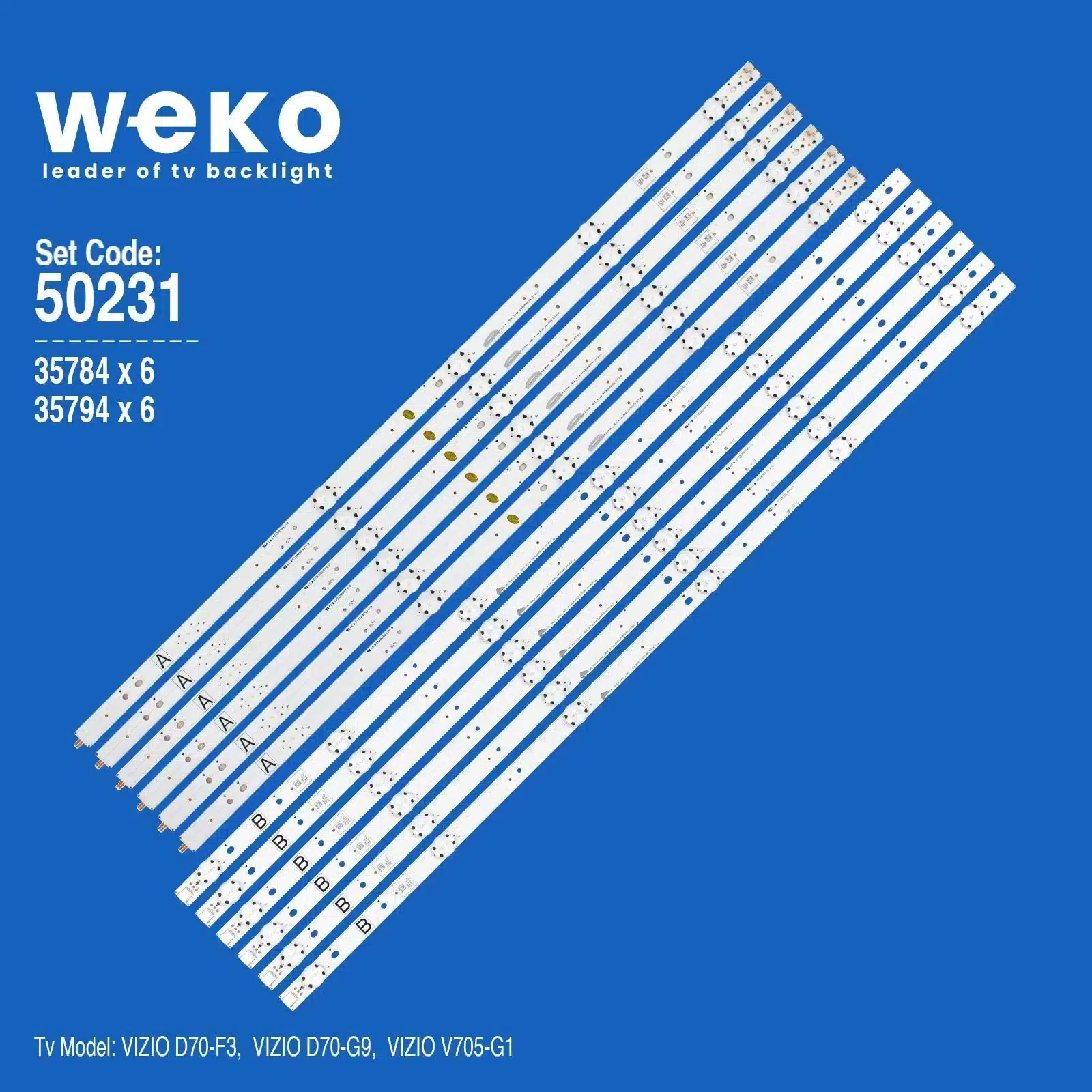 Vizio D70-G9 70'' 12 Adet Tv Led Bar